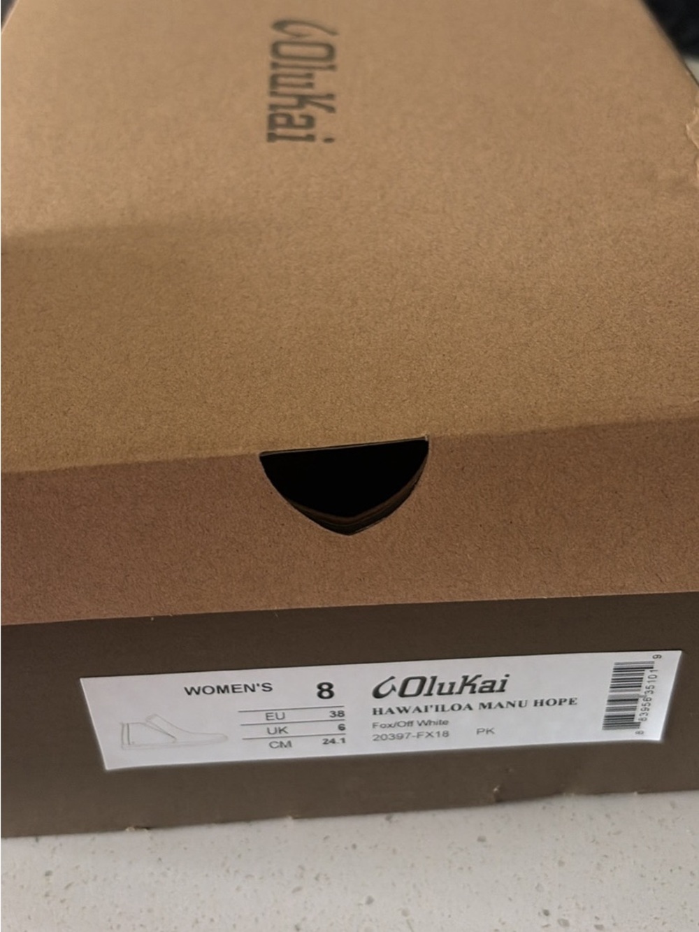 OluKai Woman’s Chukka Boots in Tan with White Sole - Picture 3 of 3